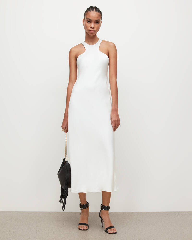 Off White Allsaints Betina Slip Dress | WD286W-203