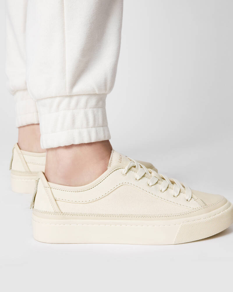 Off White Allsaints Milla Leather Trainers | WF045W-203