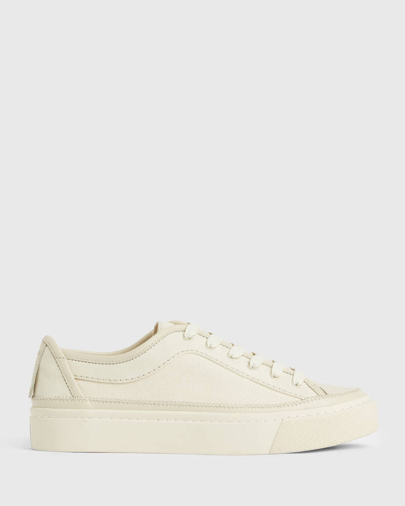 Off White Allsaints Milla Leather Trainers | WF045W-203