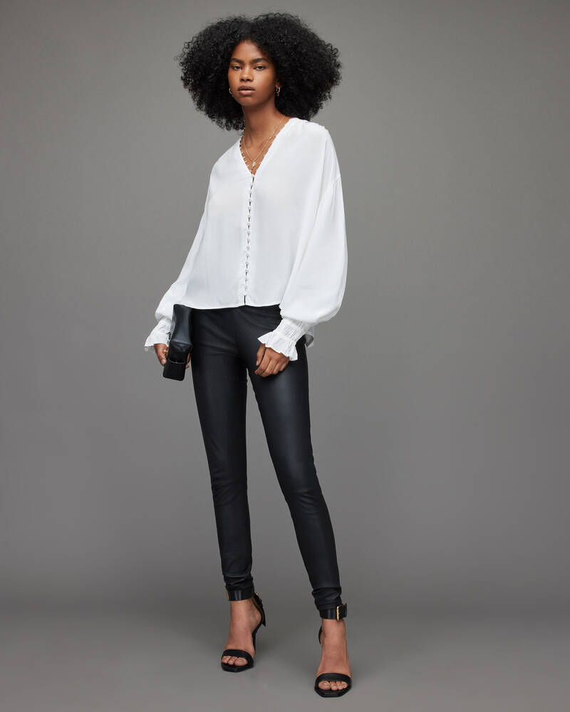 Off White Allsaints Stella Blouse | WM235X-203