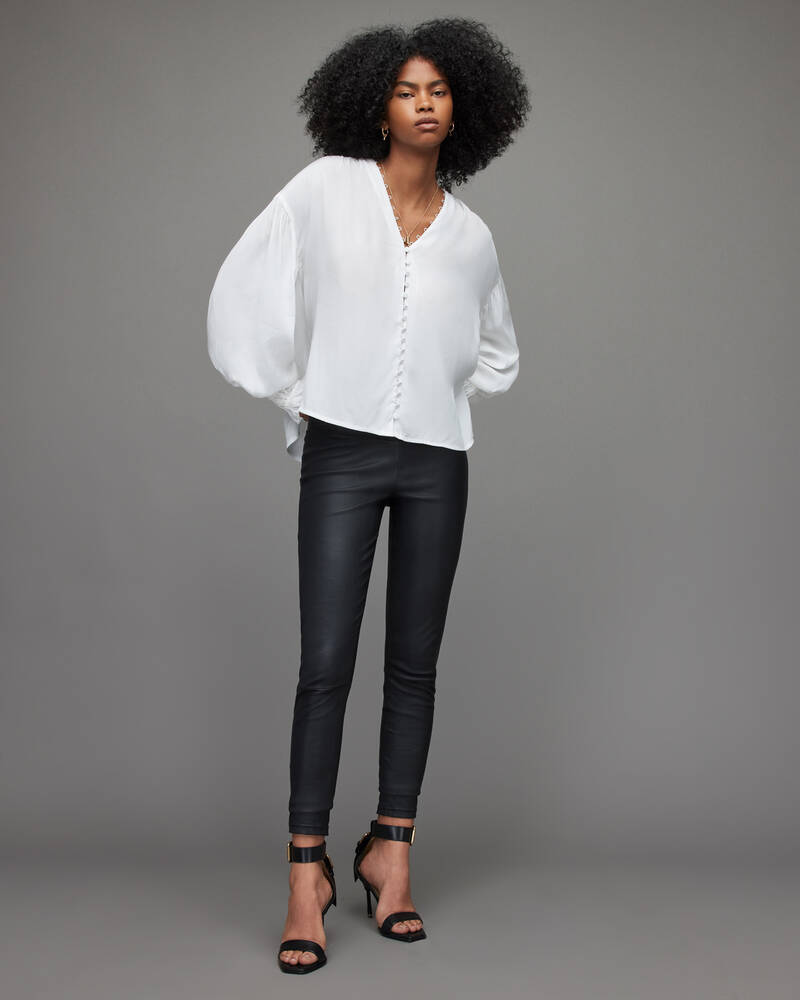 Off White Allsaints Stella Blouse | WM235X-203