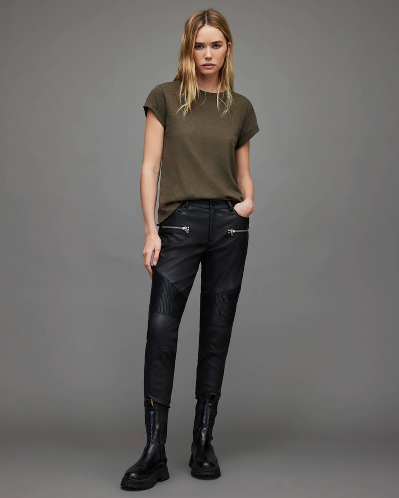 Olive Night Allsaints Anna T Shirt | WM111S-8121