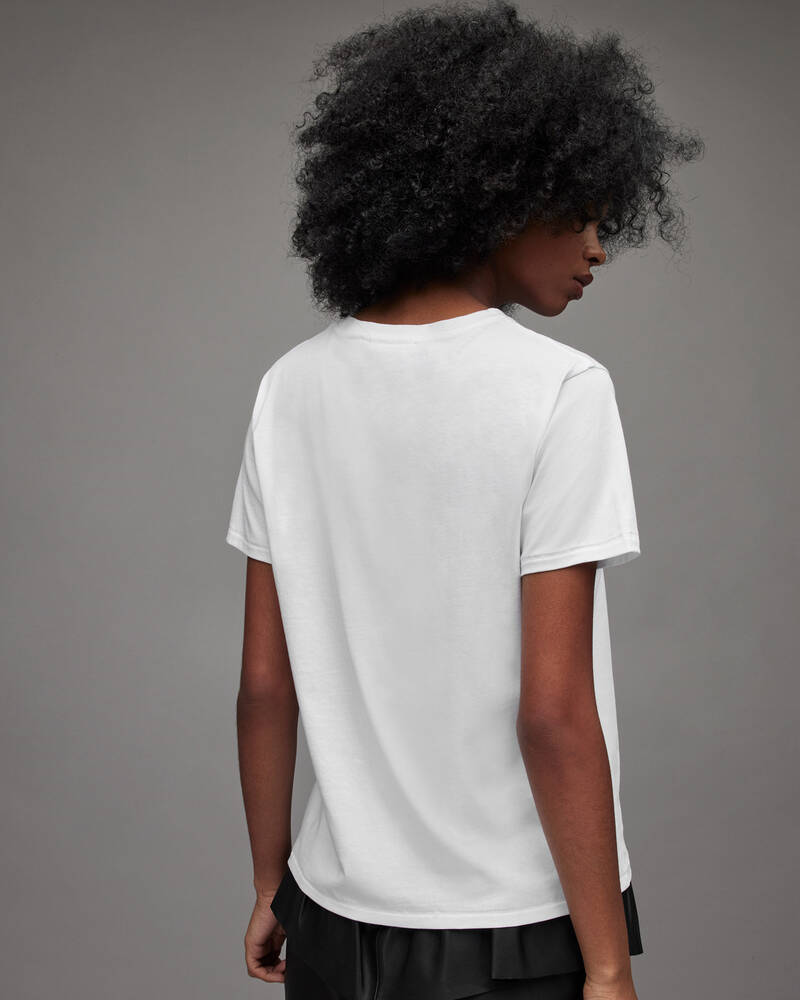 Optic White Allsaints Grace Ally T Shirt | WG075X-437