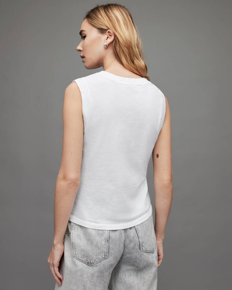 Optic White Allsaints Imogen Tank | WM221M-437