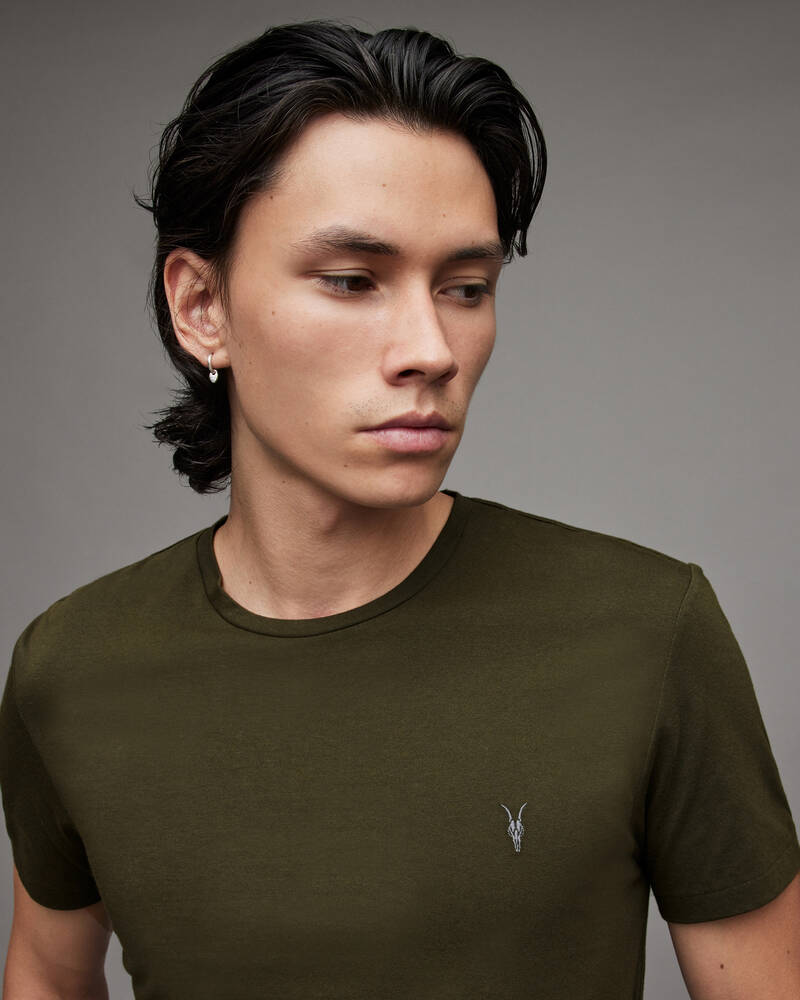 Park Green Allsaints Tonic Crew T Shirt | MD137X-8042