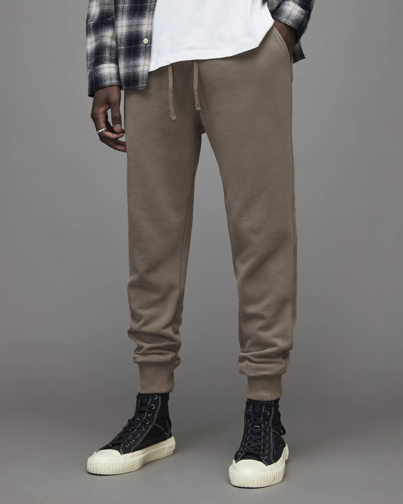 Putty Brown Allsaints Raven Cuffed Slim Sweatpants | MF037X-4098