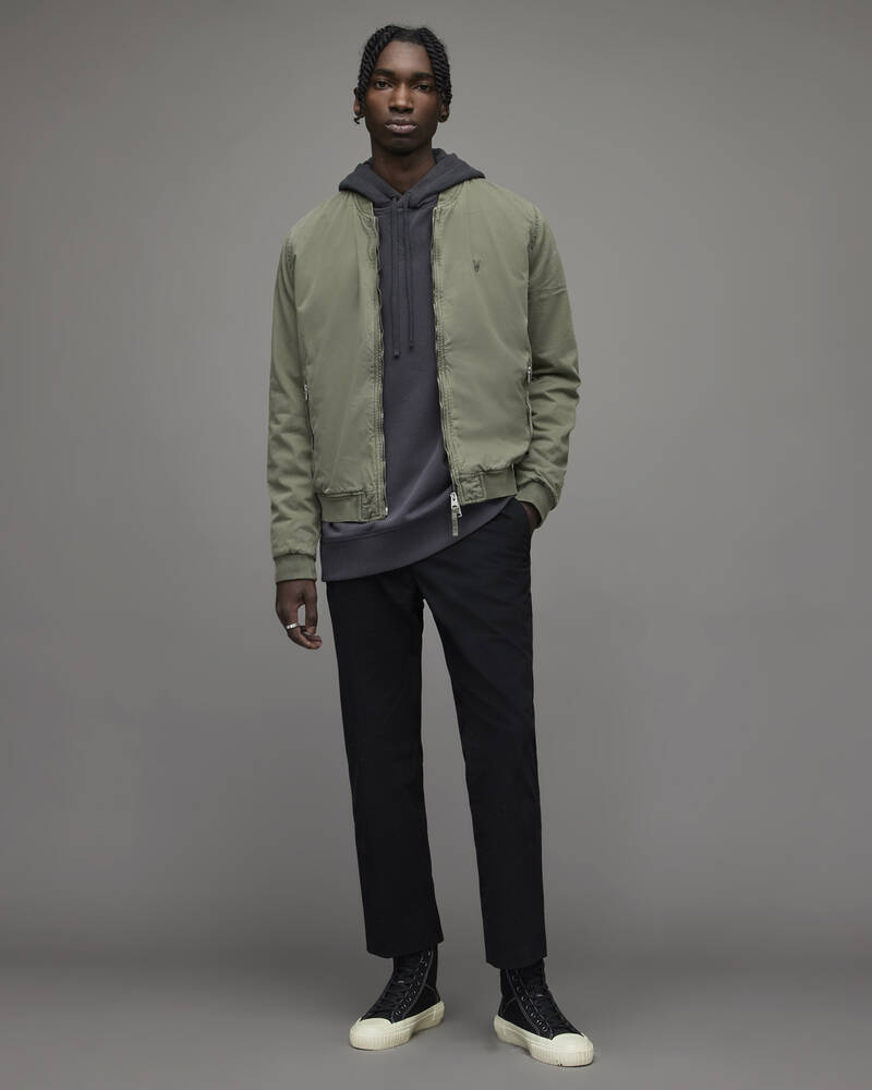 Serpentine Green Allsaints Lows Bomber Jacket | MJ054X-7672