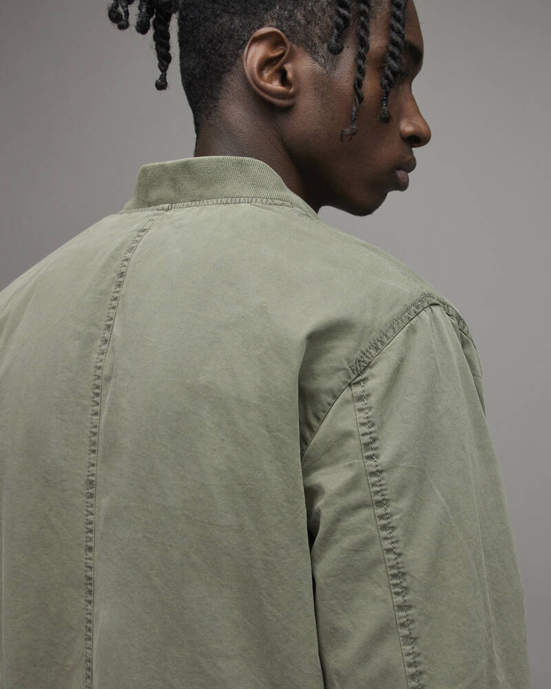 Serpentine Green Allsaints Lows Bomber Jacket | MJ054X-7672