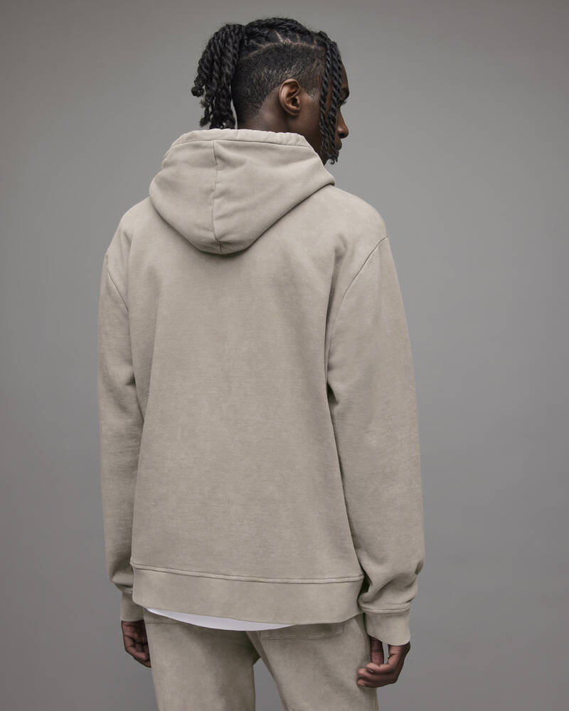 Toasted Brown Allsaints Saka Pullover Hoodie | MF021X-7745