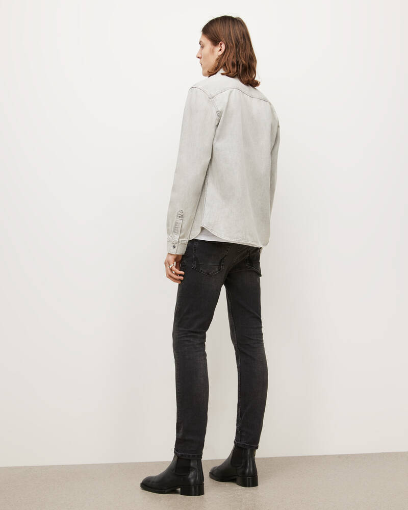 Washed Black Allsaints Ronnie Extra Skinny Jeans | ME045V-162