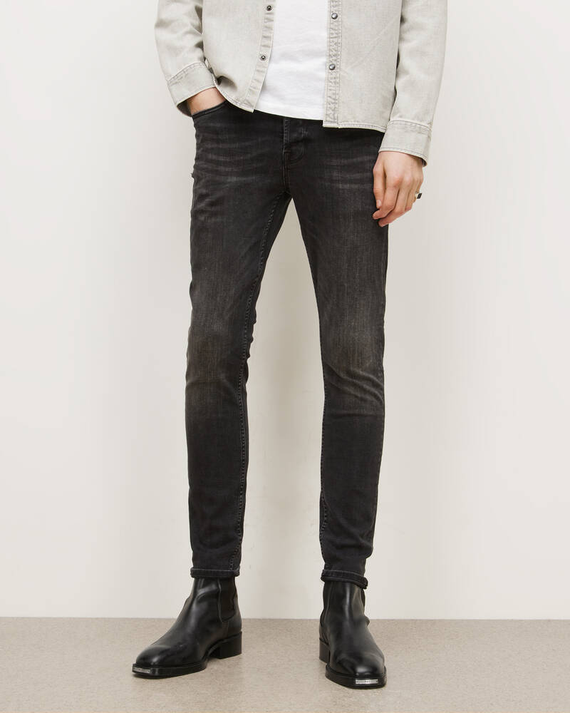 Washed Black Allsaints Ronnie Extra Skinny Jeans | ME045V-162