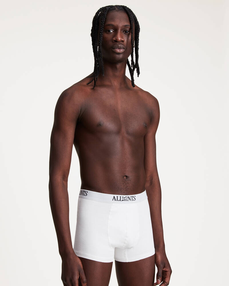 White/White/White Allsaints Wren Boxers 3 Pack | MD330V-5547