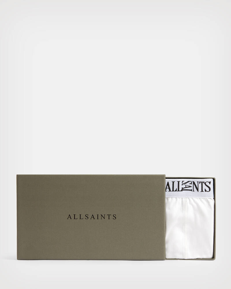 White/White/White Allsaints Wren Boxers 3 Pack | MD330V-5547