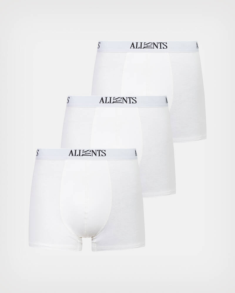 White/White/White Allsaints Wren Boxers 3 Pack | MD330V-5547